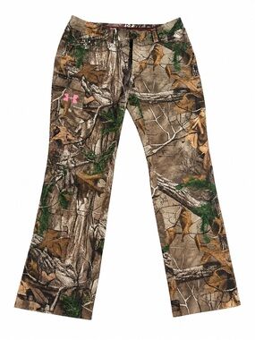 Under Armour Realtree Xtra Hunting Pants Womens 8 Early Season Camo Ripstop
